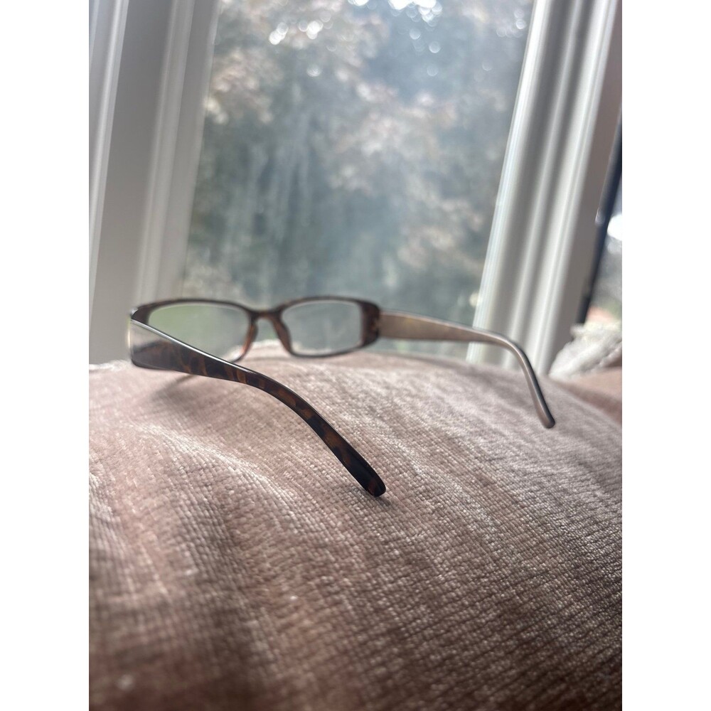 Jones New York JNR005 EKP Brown Tortoise Rectangle Eyeglasses Frames 53-17-140 - Picture 5 of 11